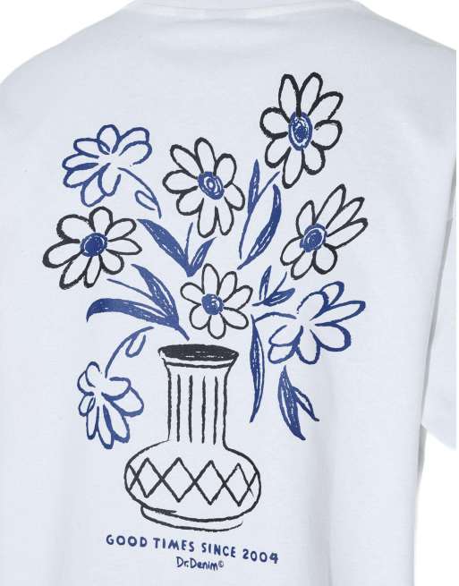 Dr Denim Caiden long sleeve in white, 3 of 7