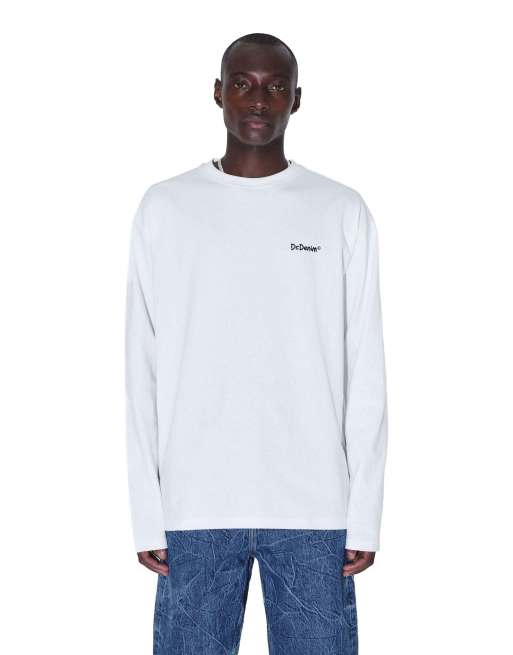 Dr Denim Caiden long sleeve in white, 6 of 7