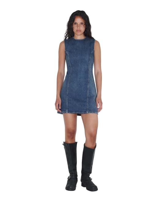 Dr Denim Calista dress in blue, 1 of 7