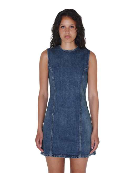 Dr Denim Calista dress in blue, 6 of 7