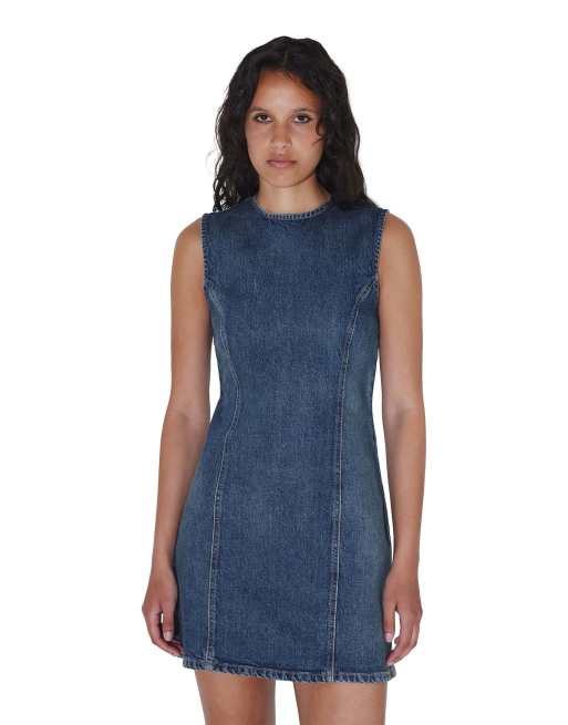 Dr Denim Calista dress in blue, 7 of 7