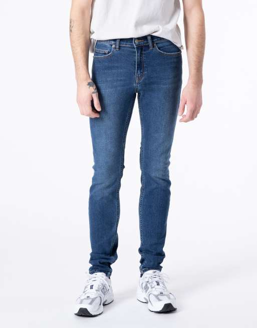 Dr Denim – Chase – Jasnoniebieskie jeansy o obcisłym kroju w stylu lat 90