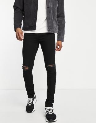 black ripped jeans mens