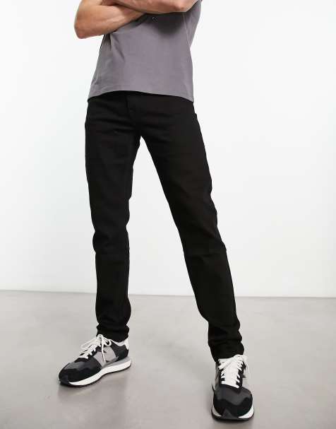 Dr Denim – Clark – Czarne dopasowane jeansy - view 1