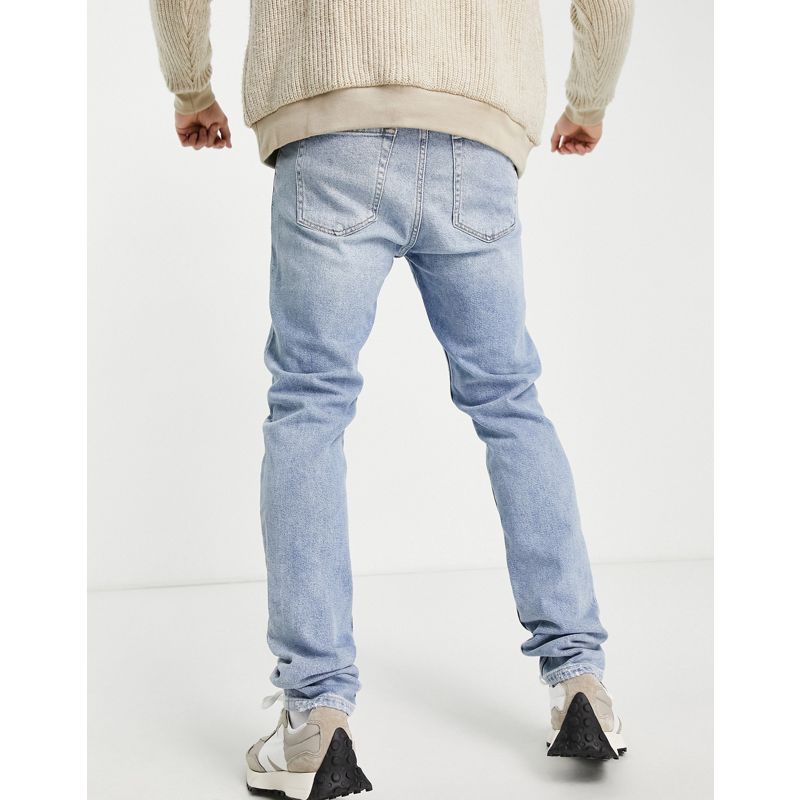 Jeans slim Uomo Dr. Denim - Clark - Jeans slim lavaggio chiaro