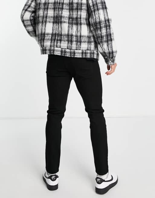 Dr Denim Clark slim fit jeans in black , 2 of 4