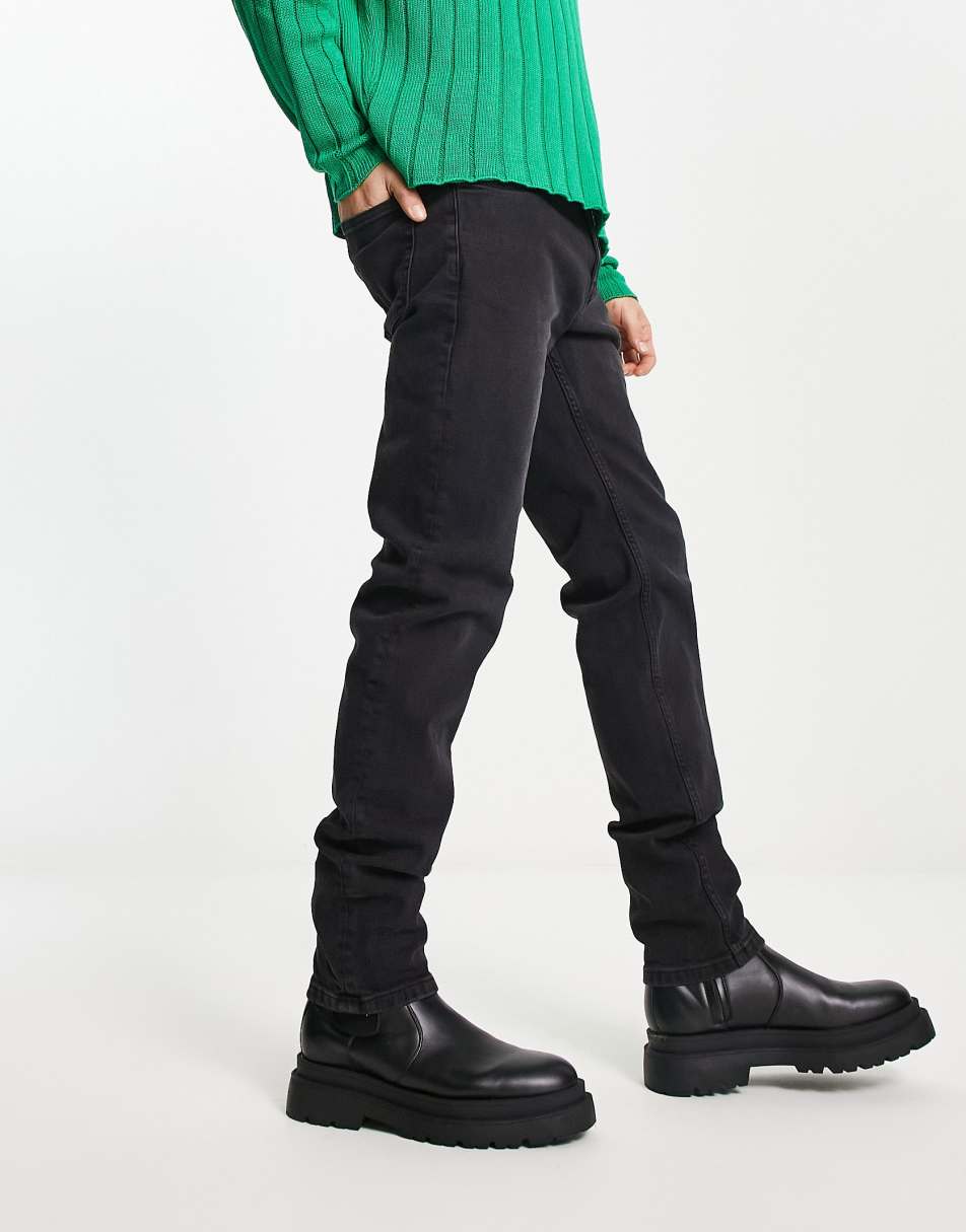 Dr Denim Clark slim fit jeans in vintage black