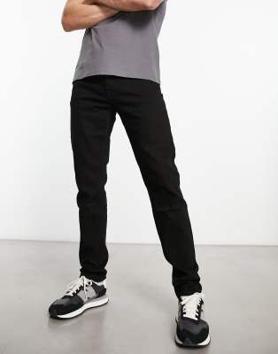 Dr Denim Clark slim jeans in black - view 1