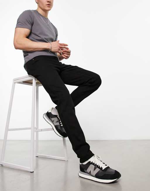 Dr Denim – Clark – Svarta smala jeans, 4 av 4