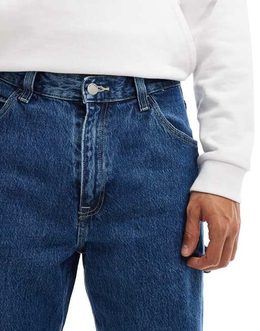 Dr Denim Colt Worker baggy fit wide leg jeans in stream mid retro wash, 2 of 5