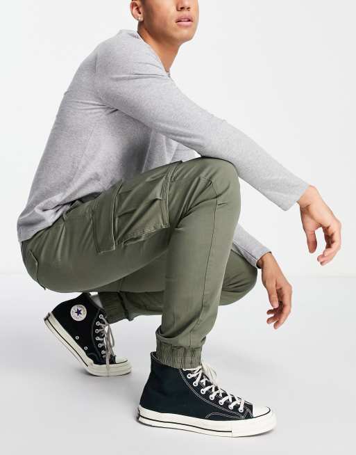 Dr Denim – Cooper – Cargohose in Grün