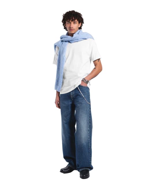 Dr Denim Cormac baggy jeans in blue, 4 of 7