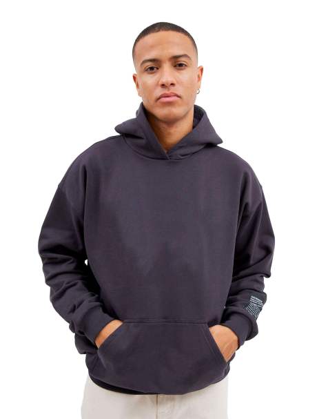 Dr Denim Damien hoodie in grey - view 1