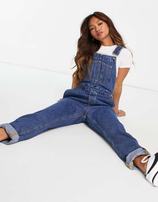 Dr Denim daphne 90's overalls in blue