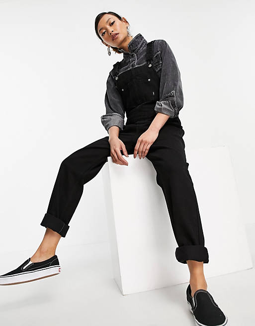 Jumpsuits & Playsuits Dr Denim Darcy dungaree in black 