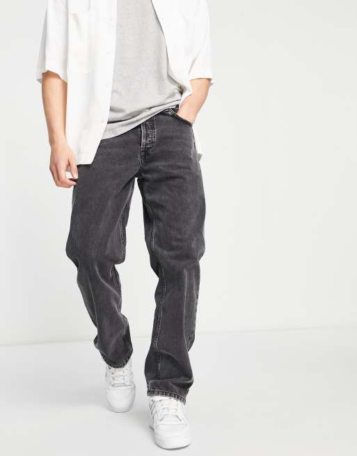 Dr Denim - Dash - Jeans met rechte pijpen en wassing in zwart 