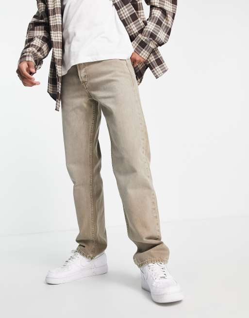 Dr Denim – Dash – Jeans mit geradem Schnitt in Stein