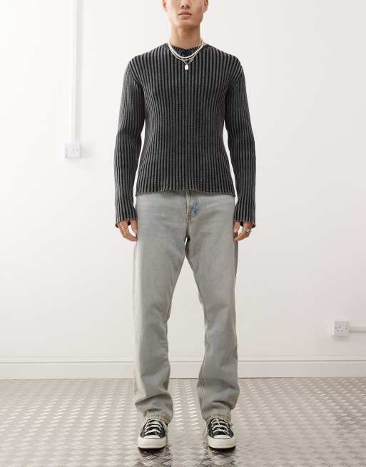 Dr Denim - Dash - Regular-fit jeans met rechte pijpen in lichtgrijze wassing