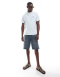 [Dr Denim] Dr Denim Dash regular fit mid waist shorts in canyon mid vintage midwash blue W30 Midwash blue