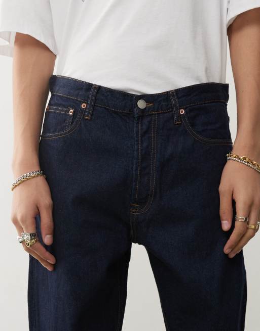 Dr. Denim - Dash - Jeans dritti regular fit lavaggio blu scuro rinse wash