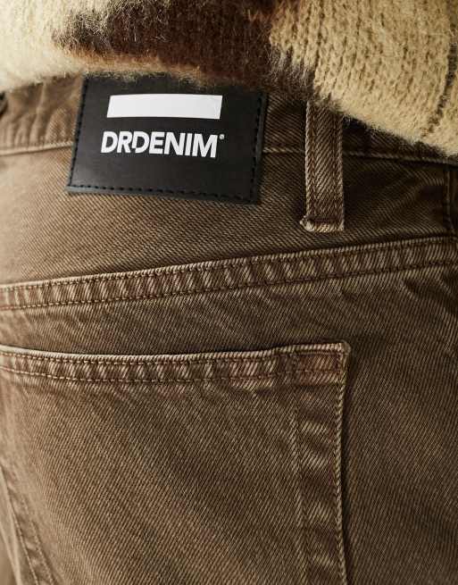 Dr.Denim DASH - Straight leg jeans - washed coffee/brown 