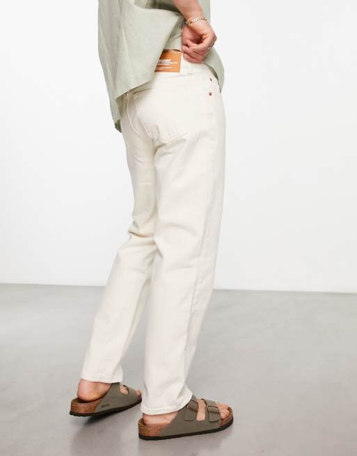 Dr Denim Dash regular straight fit jeans in ecru, 2 of 4