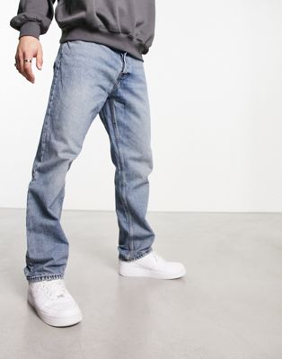 Dr Denim Dash regular straight fit jeans in vintage light wash - ASOS Price Checker