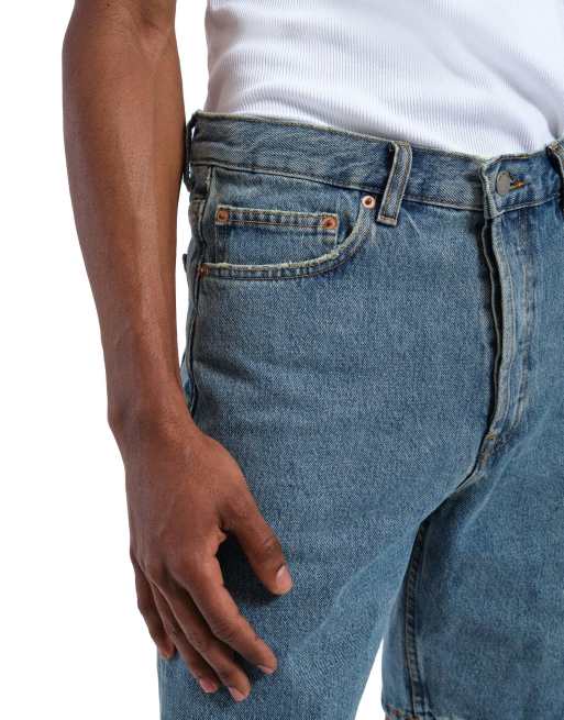 Dr Denim Dash shorts in blue, 3 of 7