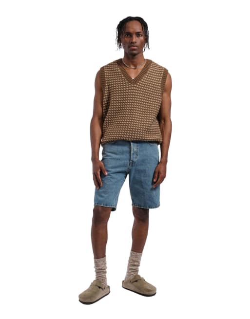 Dr Denim Dash shorts in blue, 4 of 7