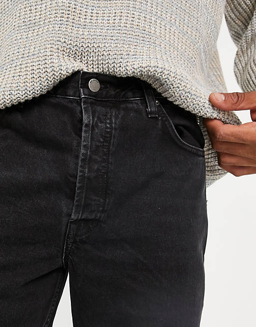 gevolg Oefening Crack pot Dr Denim Dash straight fit jeans in black | ASOS