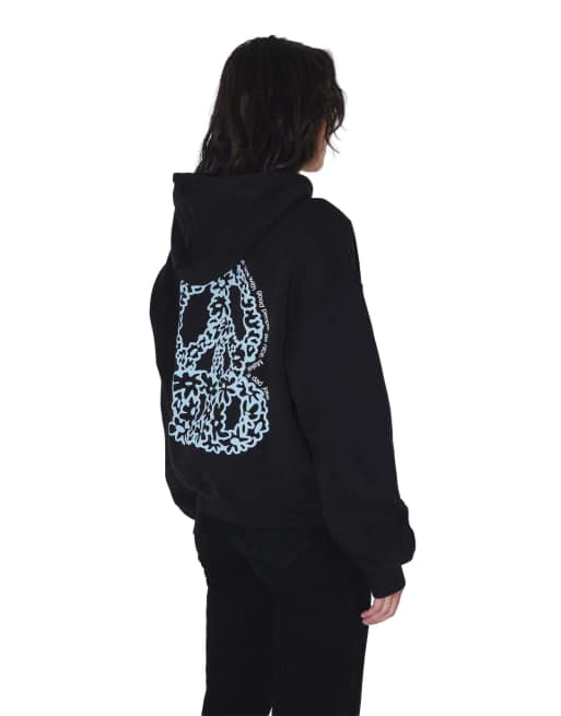 Dr Denim Debbie hoodie in black, 3 of 6