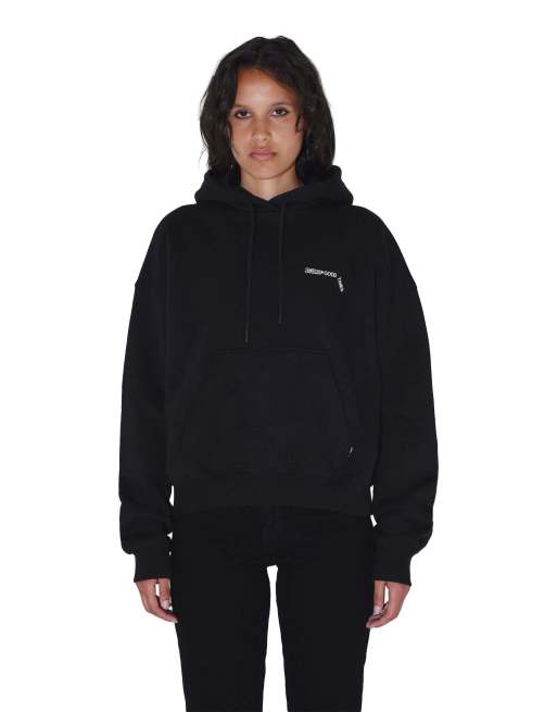 Dr Denim Debbie hoodie in black, 5 of 6