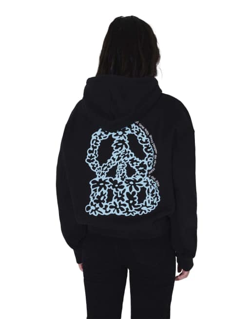 Dr Denim Debbie hoodie in black, 6 of 6