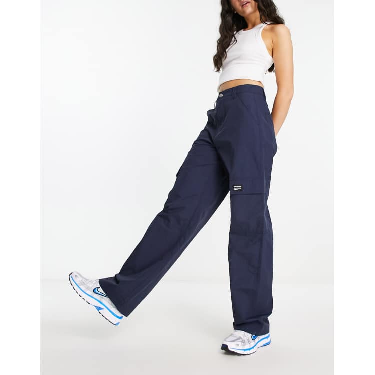 Womens Navy Cargo Pants