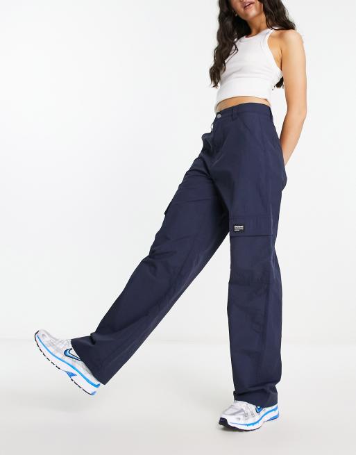 Dr Denim Donna cargo pants in navy ASOS