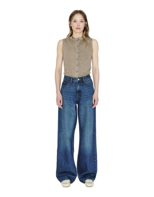 Dr Denim Donna high relaxed jeans in blue, 4 of 7