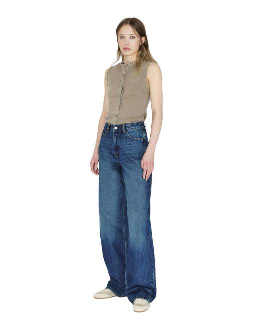 Dr Denim Donna high relaxed jeans in blue, 5 of 7