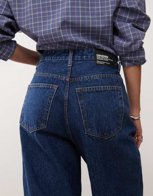 Dr. Denim – Donna – Lässig geschnittene Jeans in Stream Dark Retro mit weitem Bein und hohem Bund, 4 von 5