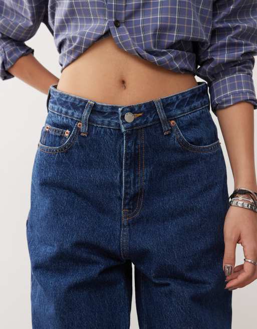 Dr. Denim – Donna – Lässig geschnittene Jeans in Stream Dark Retro mit weitem Bein und hohem Bund, 5 von 5