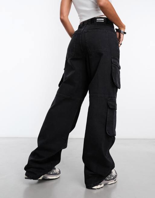 Pants & Jumpsuits, Cargo Pants Women High Waist Baggy Cargo Jeans With  Pocket Baggy Jogger Relaxed