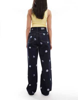 Dr Denim Donna Relaxed Fit Baggy Boyfriend Jeans In Blue