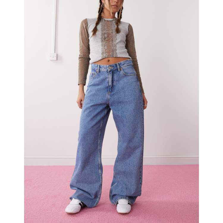 na.e デニムWide Loose Jeans Deep BlueS ロング Wide Loose Jeans _Deep Blue | Na.e