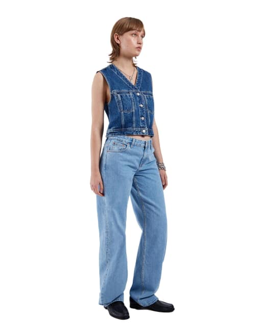 Dr Denim Dr. denim hill low relaxed jeans - haze light retro in haze light retro, 4 of 7