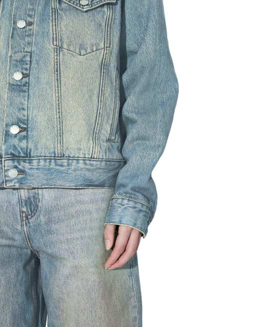 Dr Denim Dr. denim joey trucker jacket - stream sky aged in stream sky aged, 3 of 7
