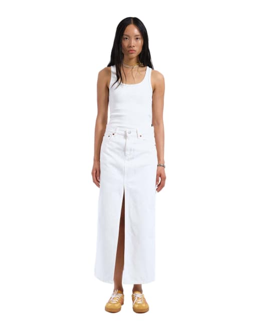 Dr Denim Dr. denim myra skirt - white in white, 5 of 7