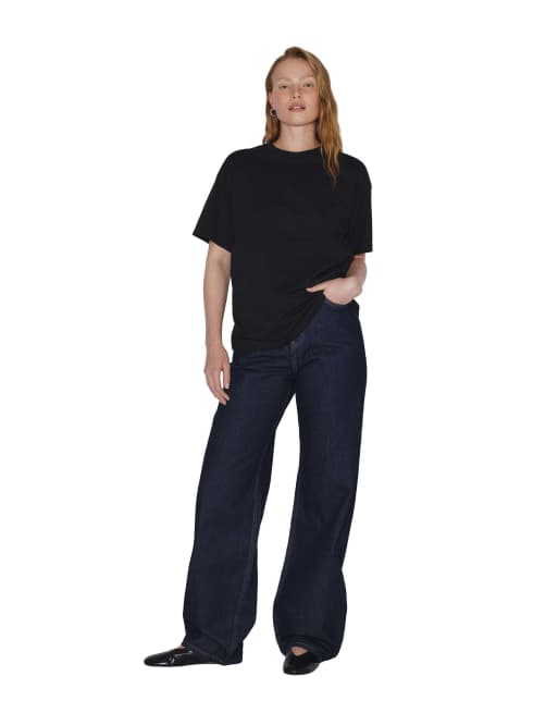 Dr Denim Dr. denim trooper tee - black in black, 5 of 7