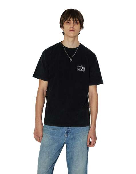 Dr Denim Dr. denim trooper tee - washed black utopia in washed black utopia - view 1