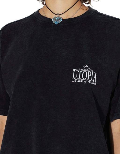 Dr Denim Dr. denim trooper tee - washed black utopia in washed black utopia, 3 of 7