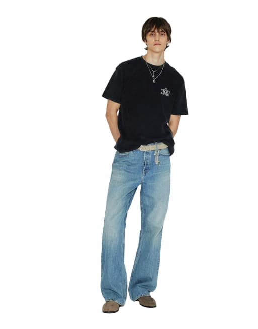 Dr Denim Dr. denim trooper tee - washed black utopia in washed black utopia, 5 of 7