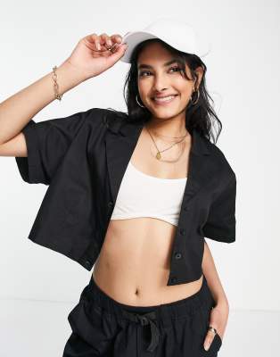 Dr Denim Dr Denim Ebby shirt co-ord in black